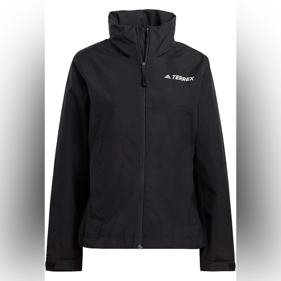 Adidas Women's Terrex Two-Layer Rain Jacket - Picture 3 of 3